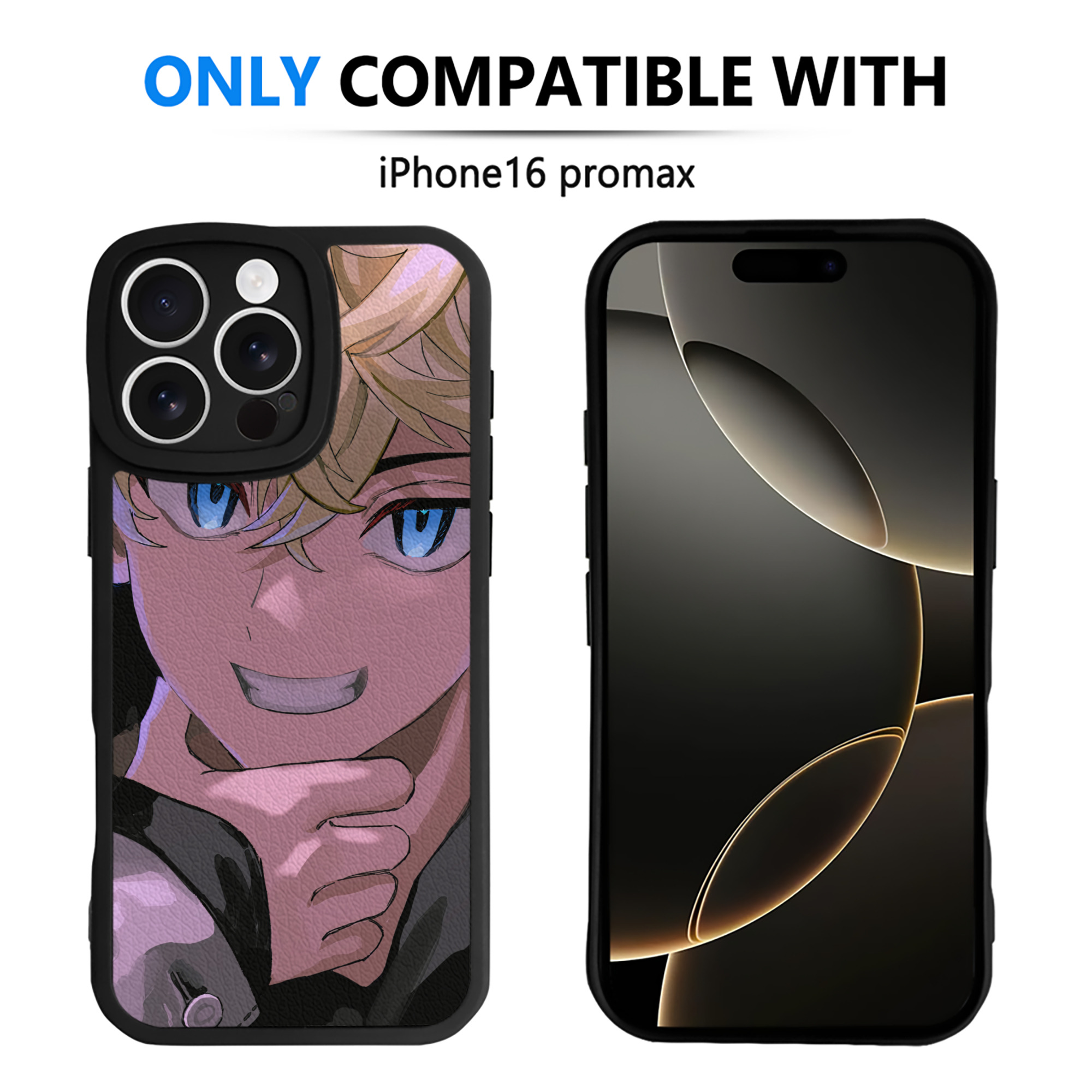 （画像用） 東京リベンジャーズ Tokyo Revengers 【iPhone 16シリーズ対応】シリコンスマホケース（レザー調） 材質：シリコン